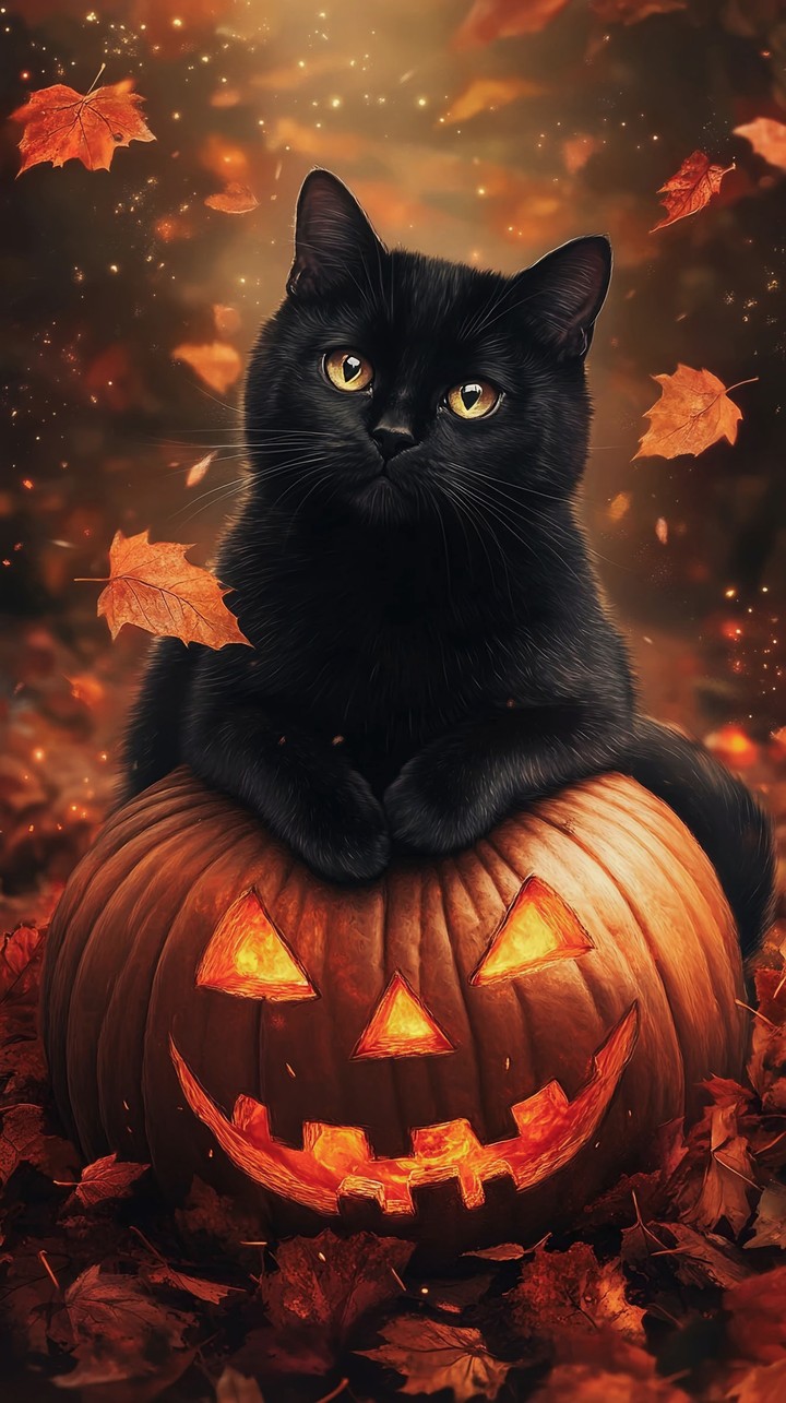 ADORABLE BLACK CAT