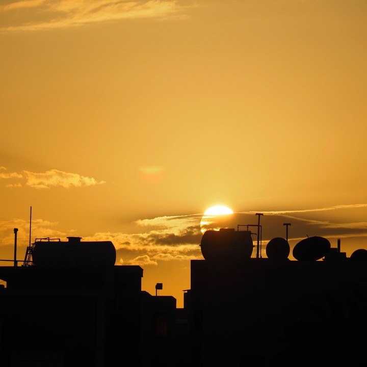 Sunset in Middle East
