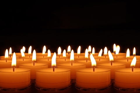 רקעים fire, vigil