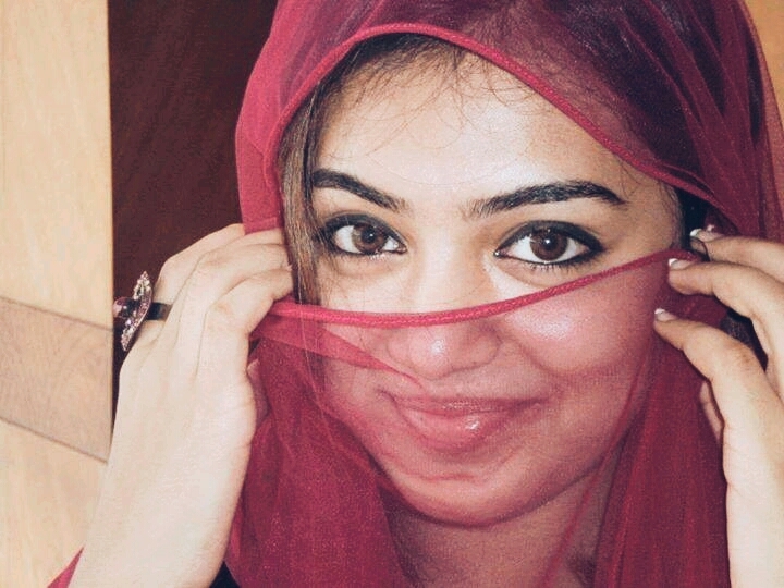 The girl with beautiful eyes