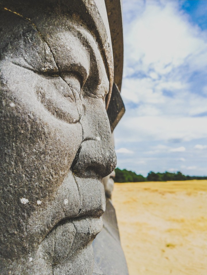 a statue in the middle of nowhere