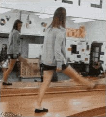 girl falls