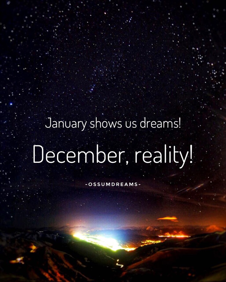DECEMBER REALITY