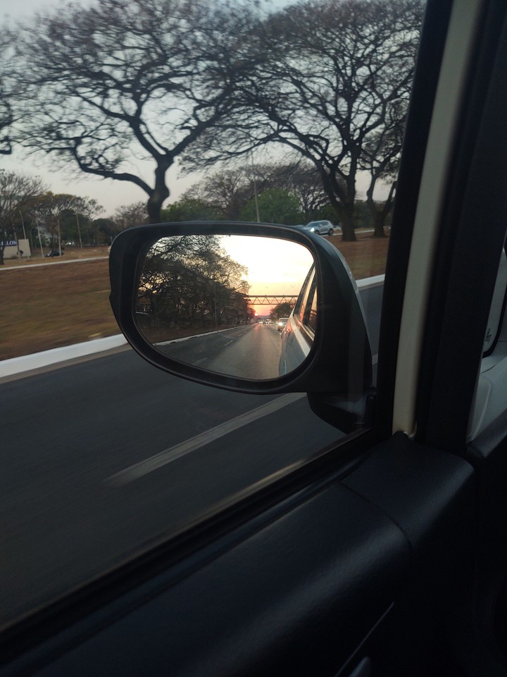 on the road