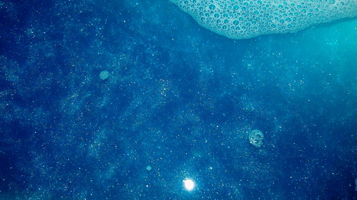 glittery bathwater