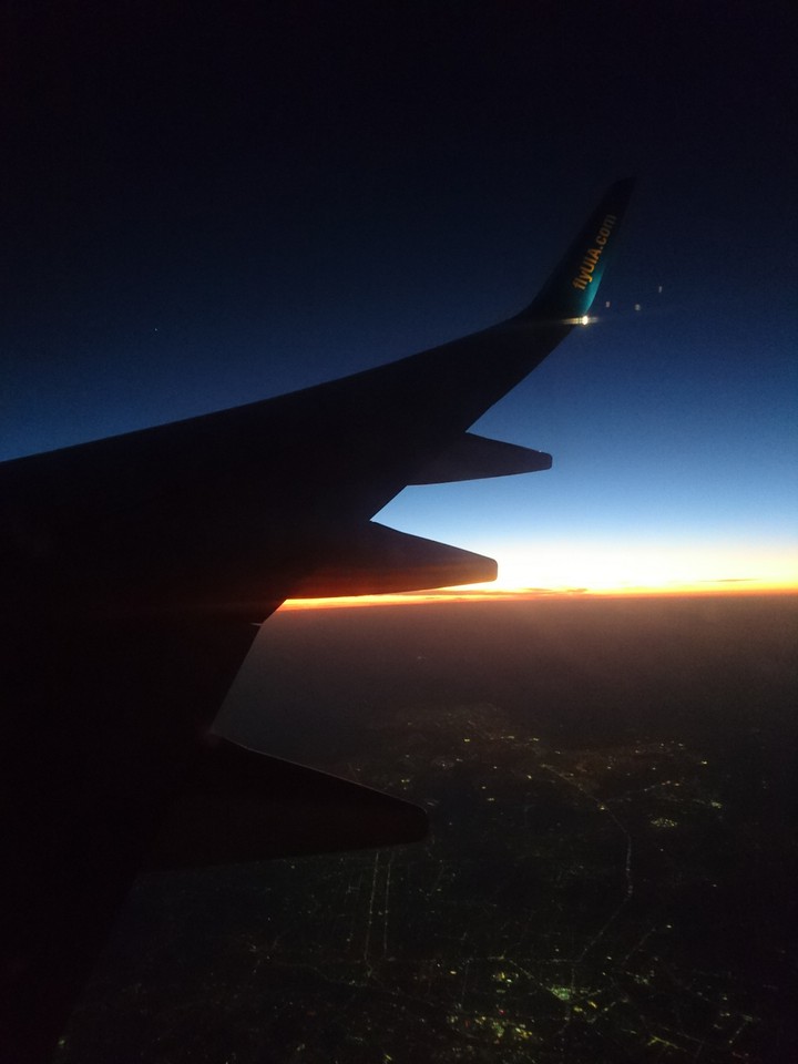Sunset flight