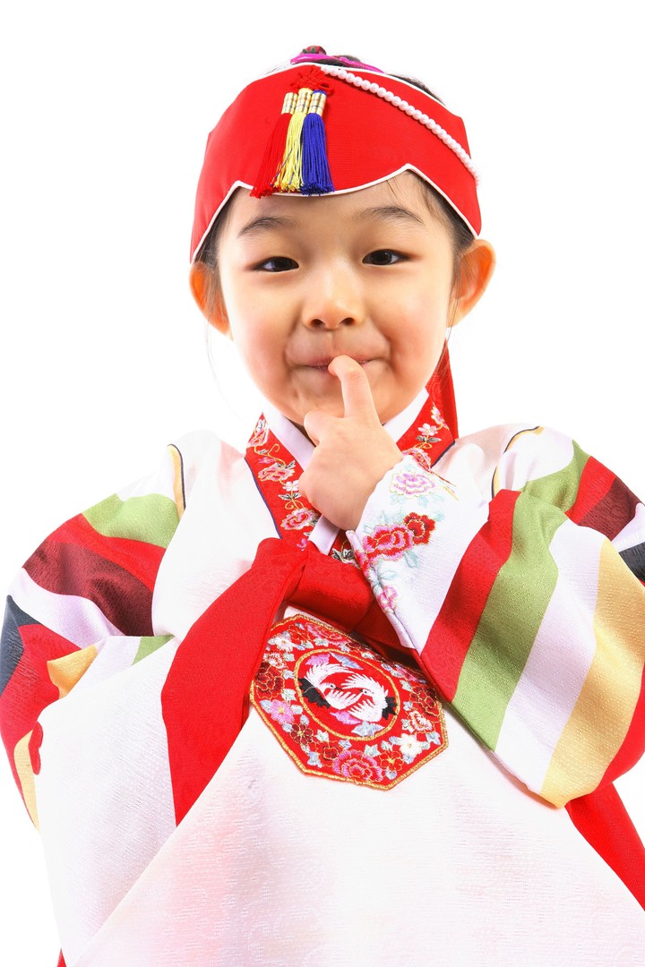 Family in Korean Dress