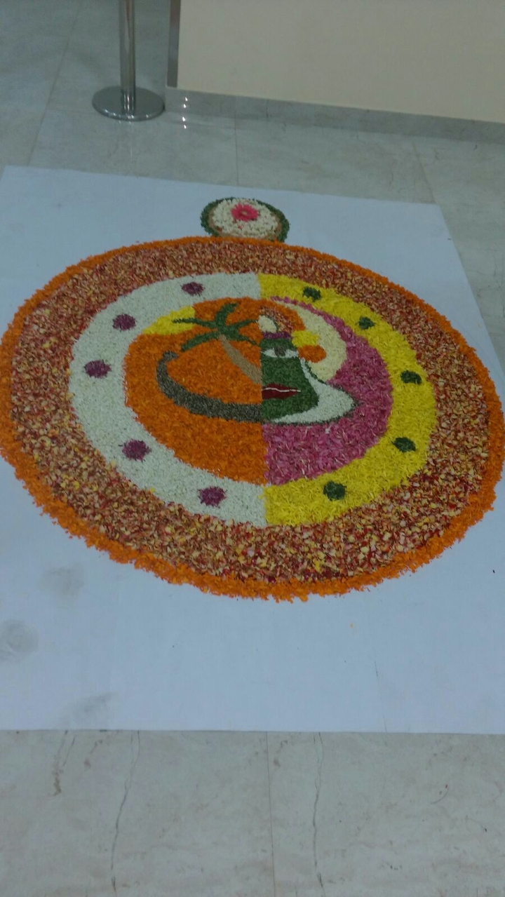 floral rangoli