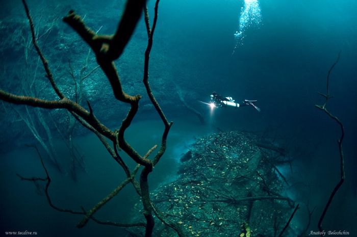 La rivière sous la mer.Mexique
