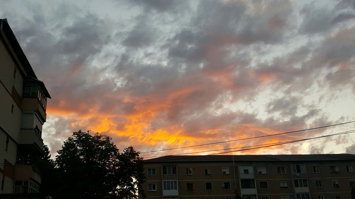 Orange clouds #1