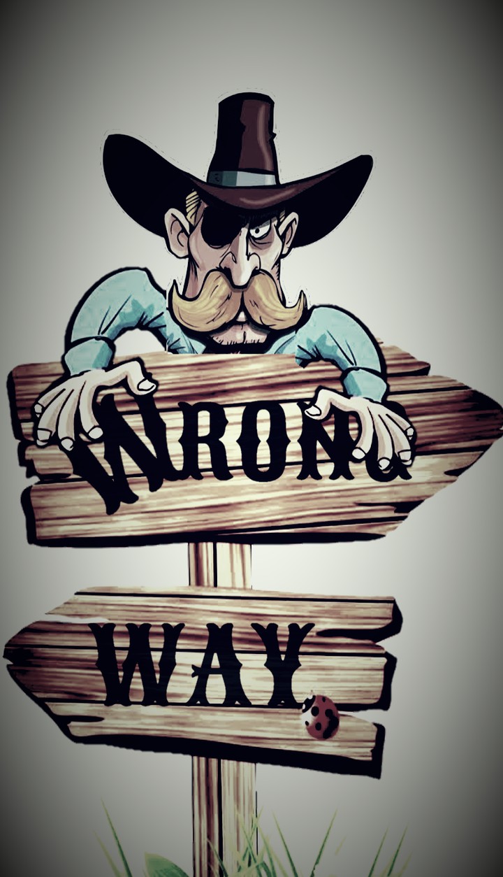 #wrong way