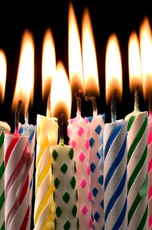 COLOURFUL CANDLES