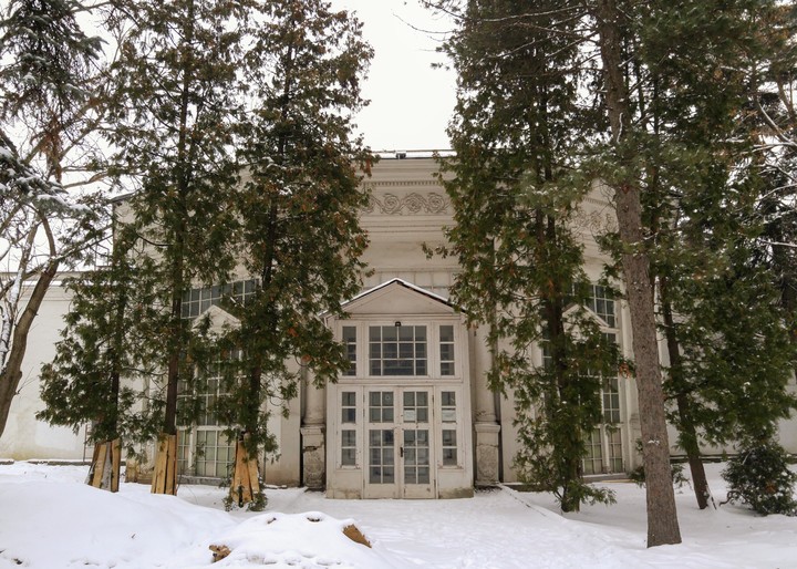 under the snow