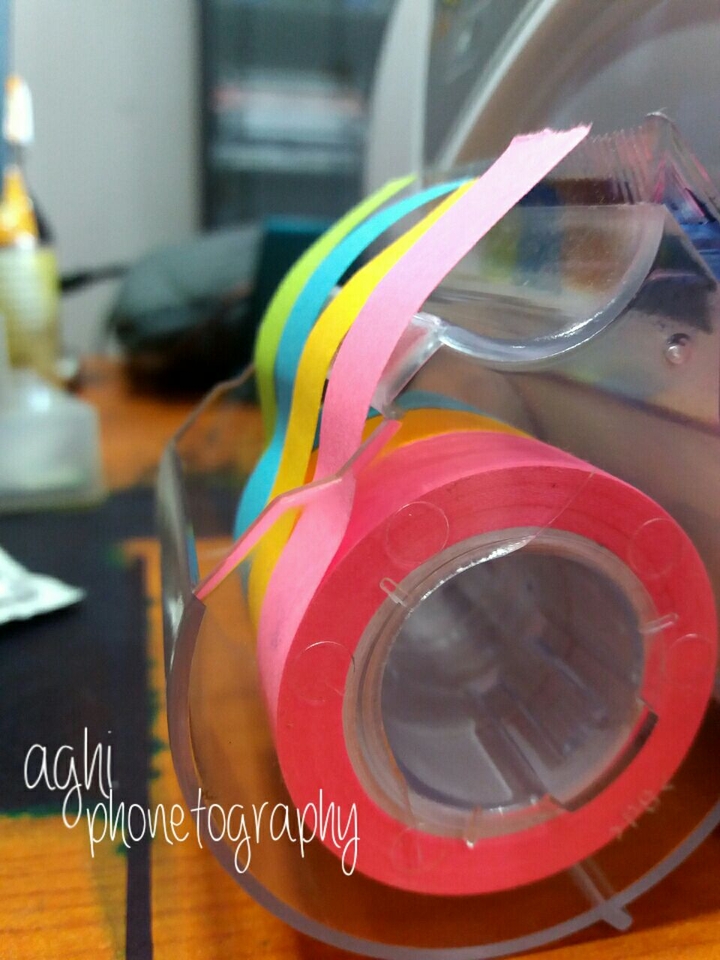 colorful tapes