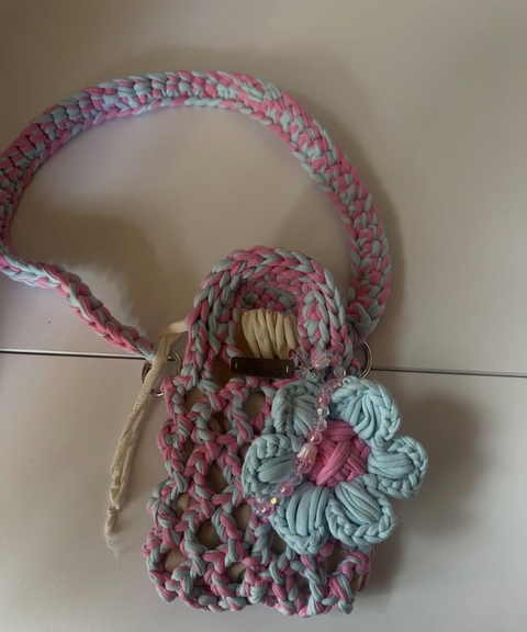 Handbag, crochet桌布