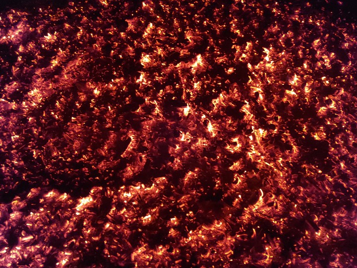 wood carbon fire