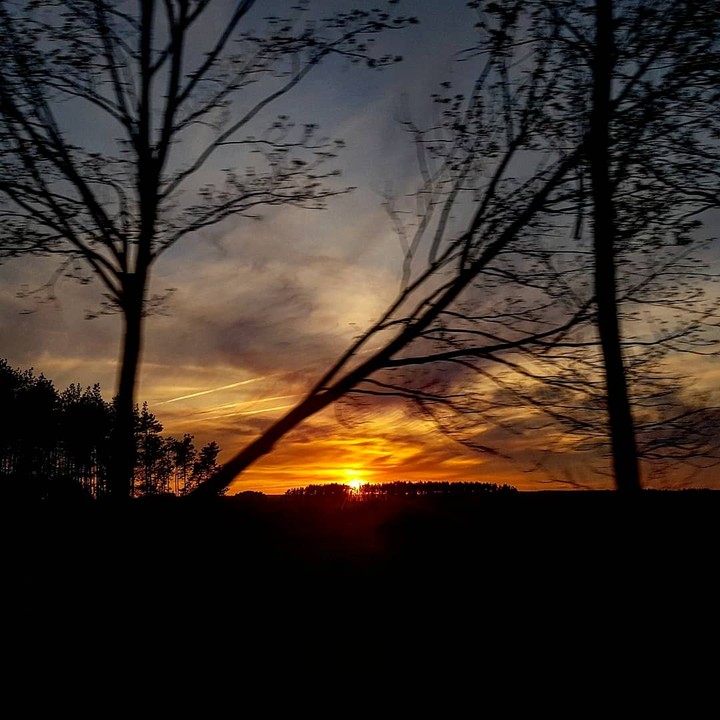 Sunset in Poland
