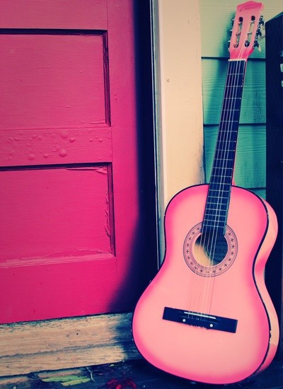 Pink Guitar