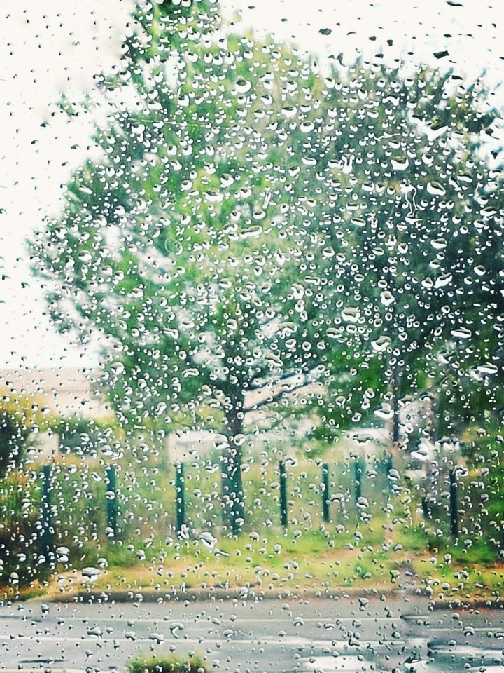 Paysage de pluie
