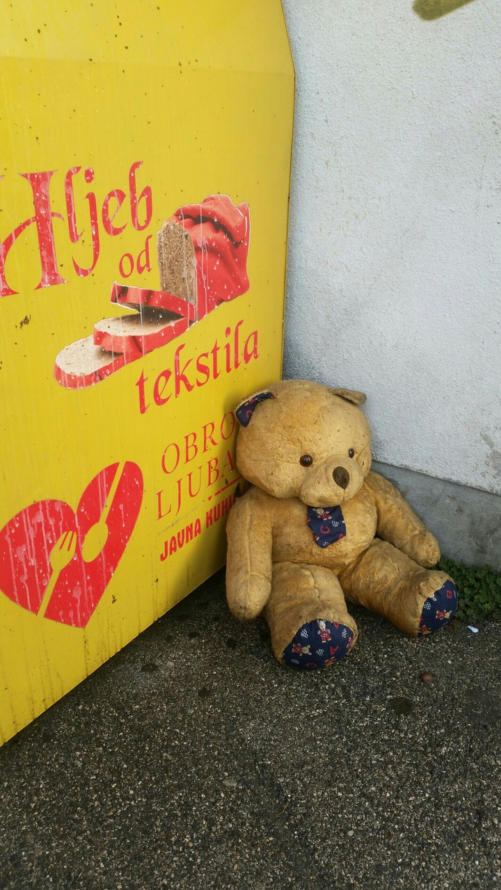 Abandoned big teddy.