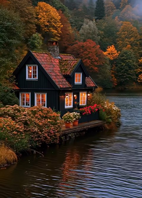 шпалери Autumn, erosion