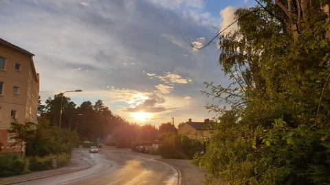 Summer Sunset Stockholm
