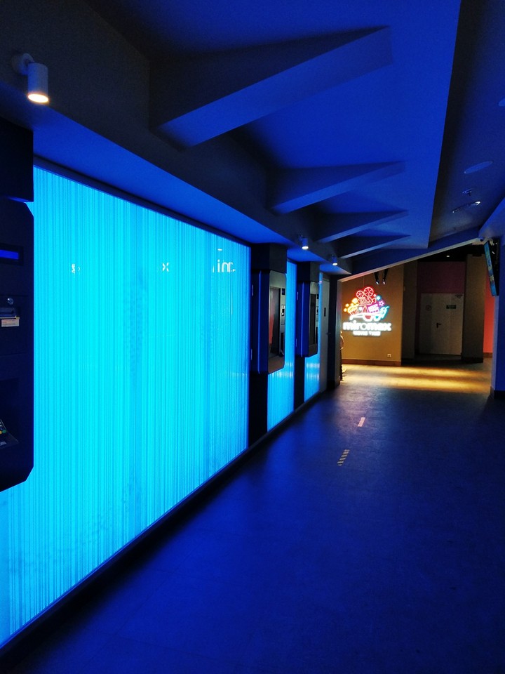 at the cinema