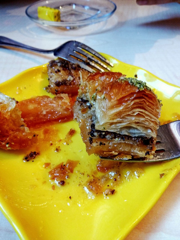 Turkish baklava.