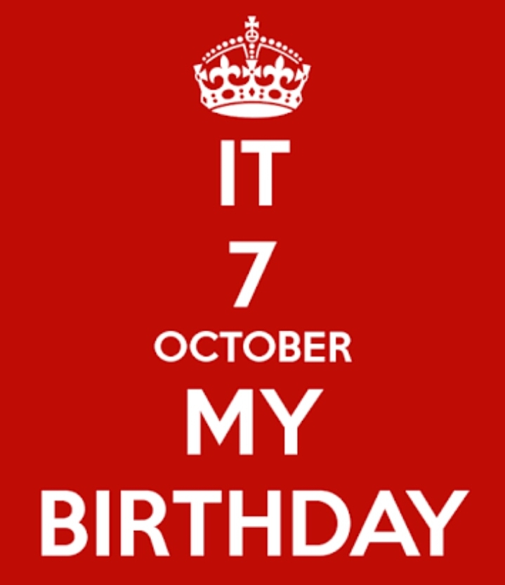 today is my birthday friends 