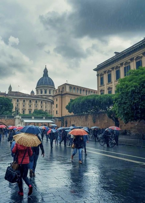 A rainy day