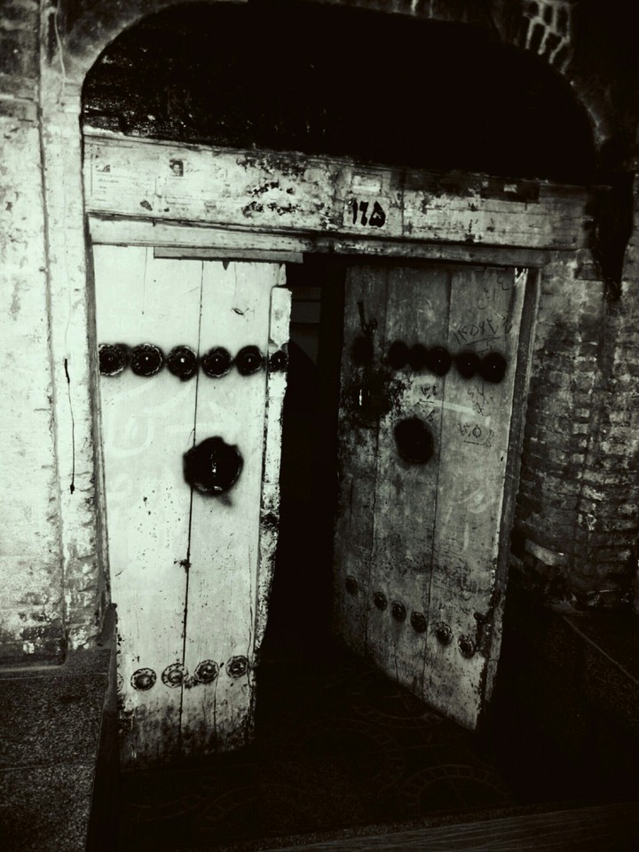 iranian old mall's doors.