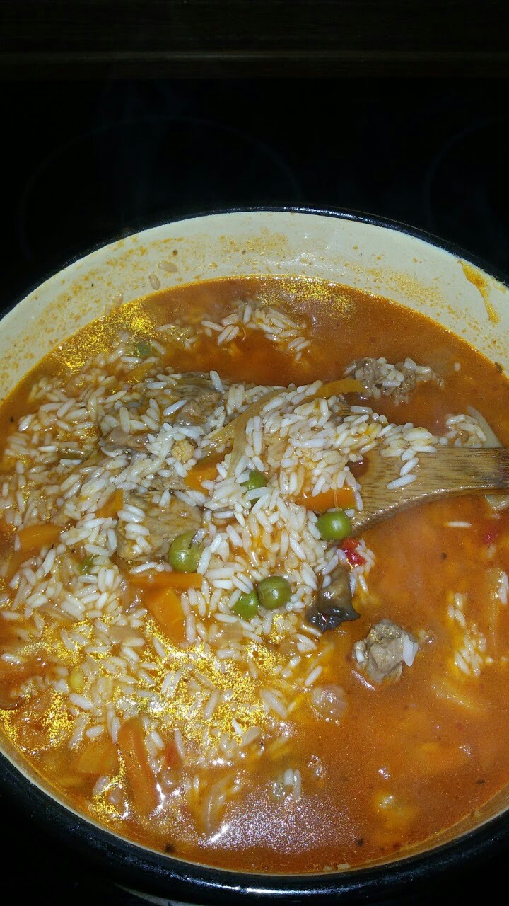 Готовлю рис с овощами