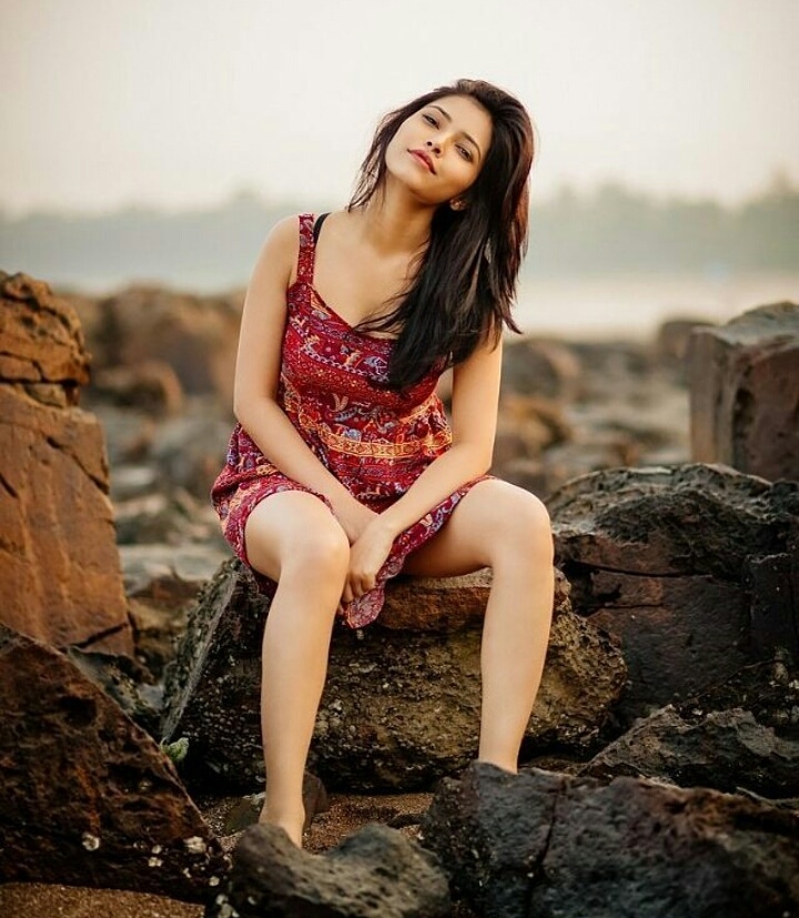 Cute girl pose