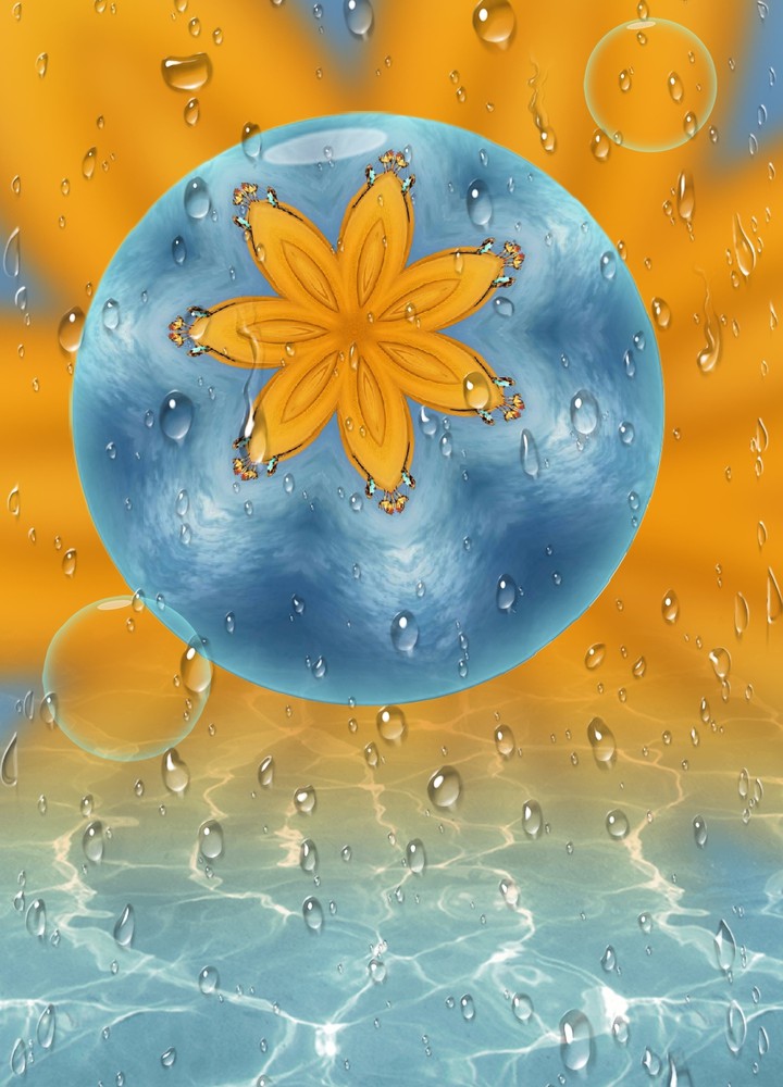 Sonnenschein und Regen