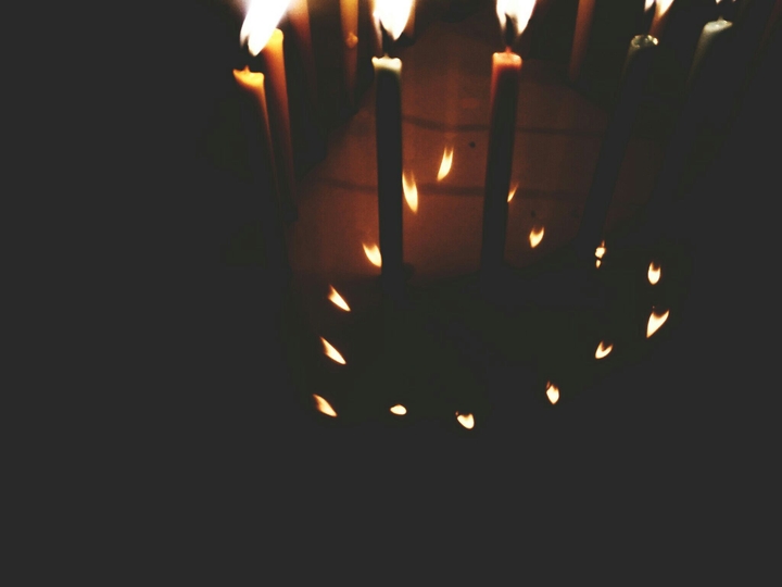 Candle heart