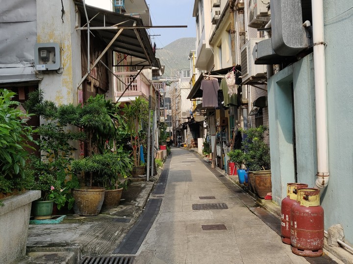 Hong Kong village street
