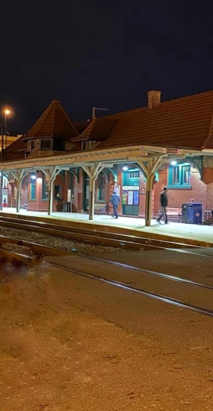 Train Station at Night
