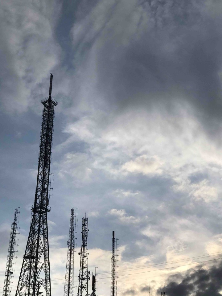 Dark Tower under sunset