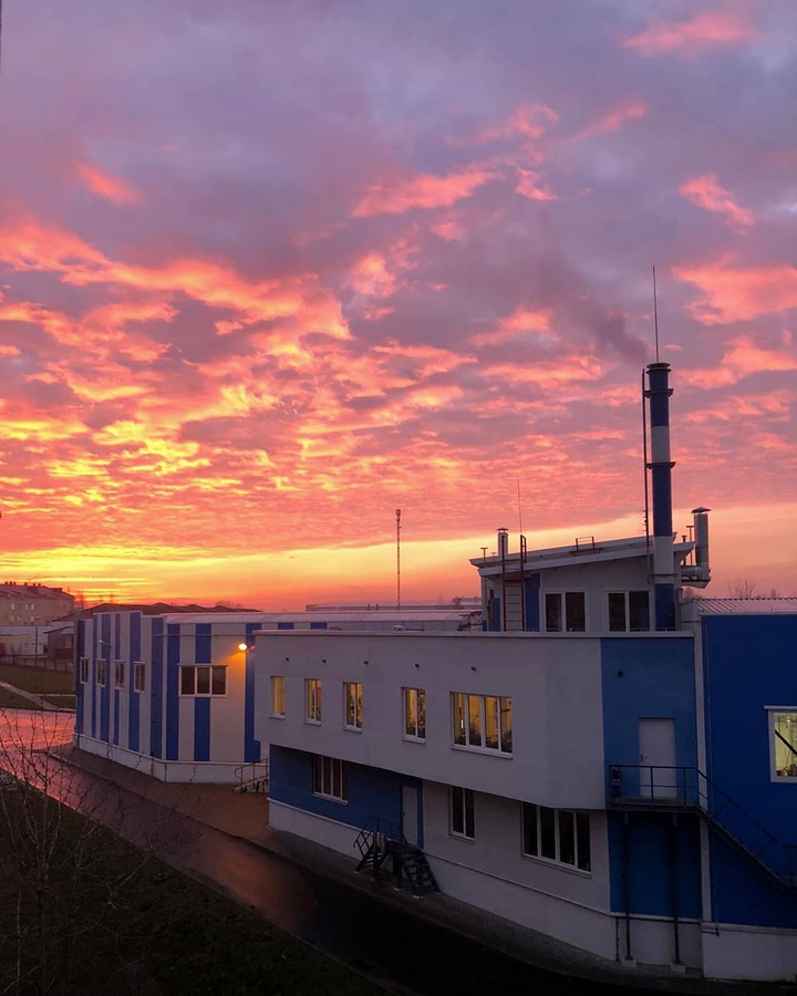 sky on fire