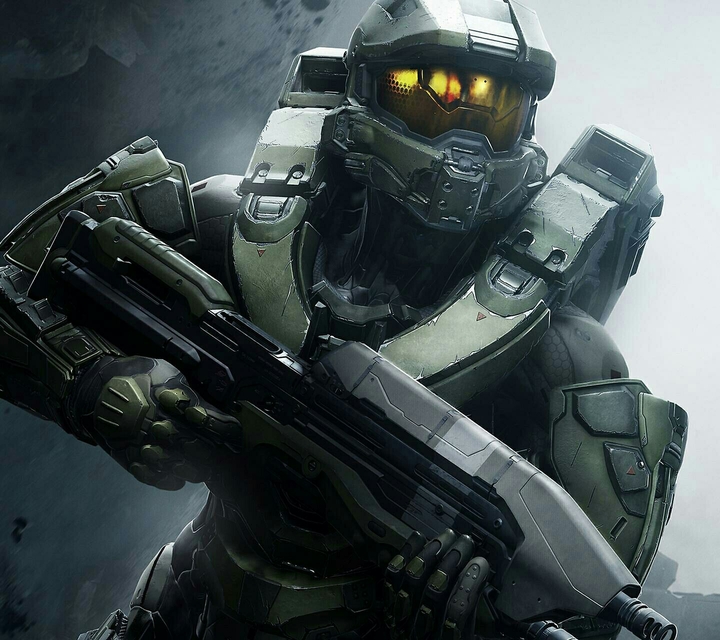Halo's Master Cheif Illustration Wallpaper