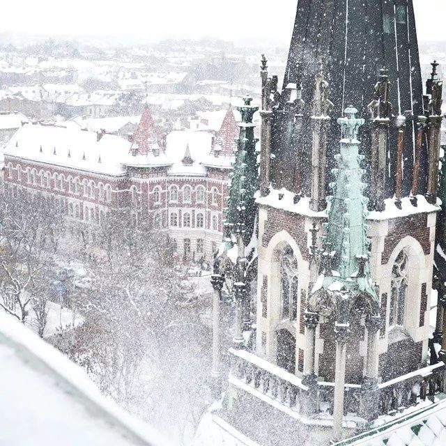 Snow in the city
