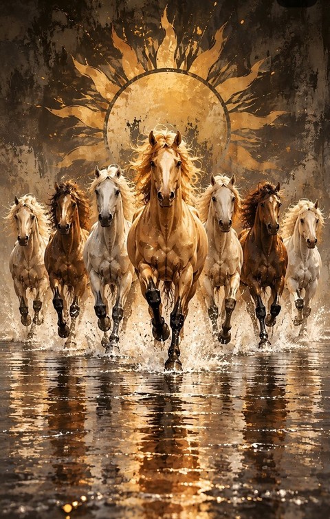 7 horses