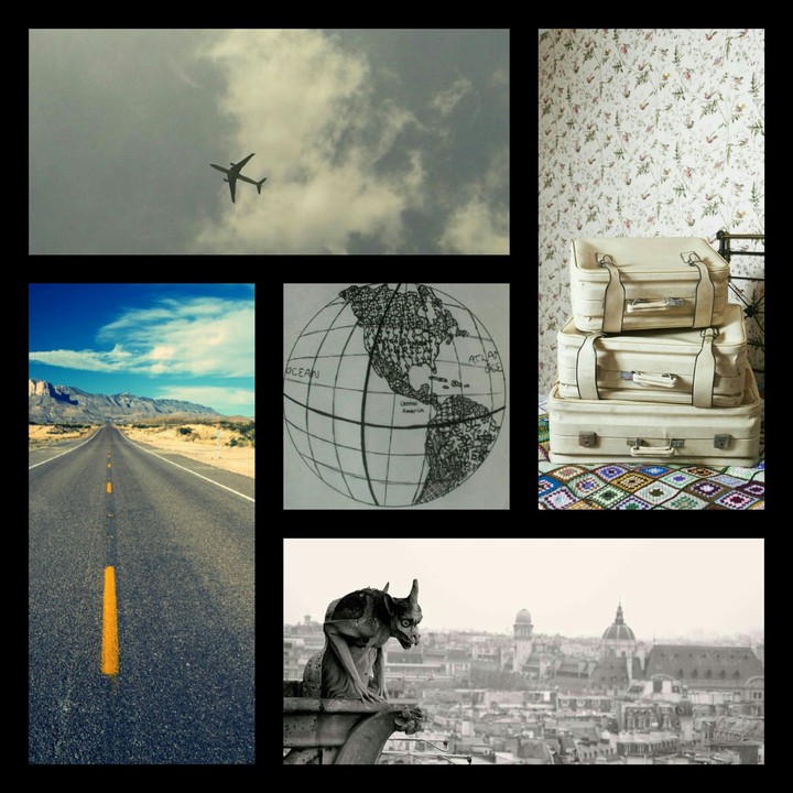 travel collage