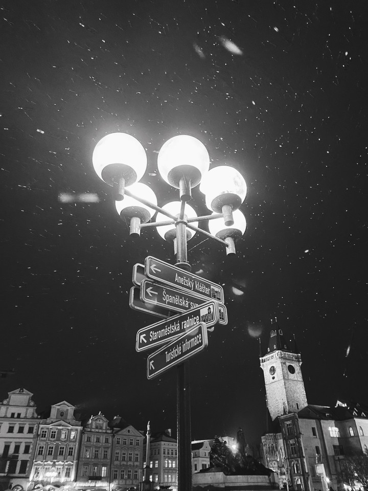 The first snow…