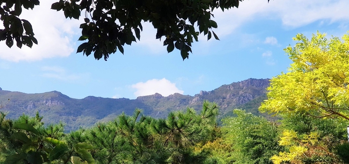 양산오봉산풍경