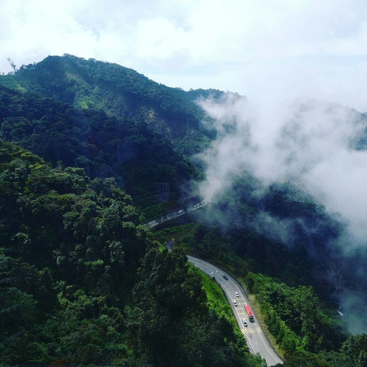 Breathtaking view from the cable car