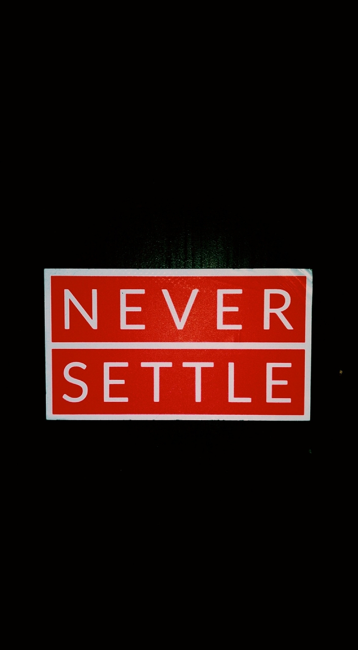 Never Settle