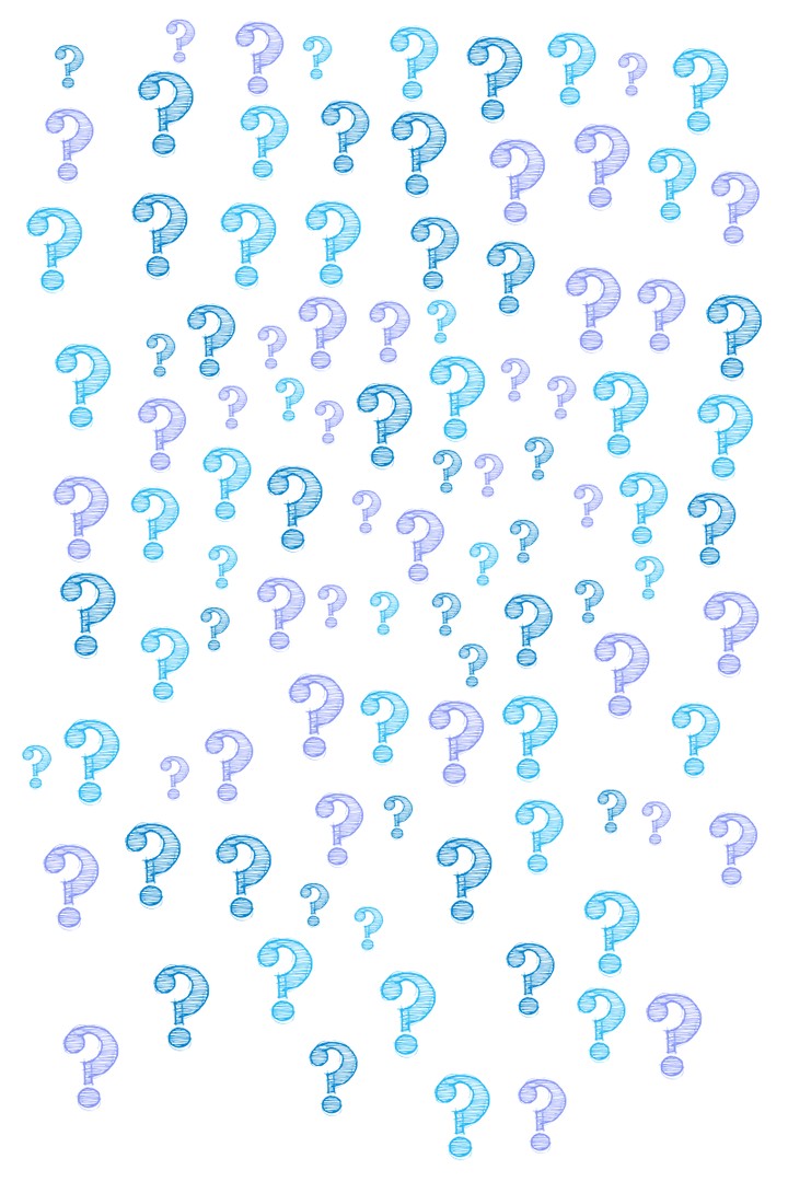 question marks