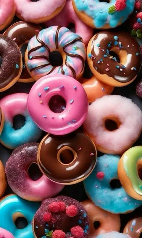 обои pink, sprinkles