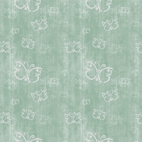 Mint Butterfly Pattern
